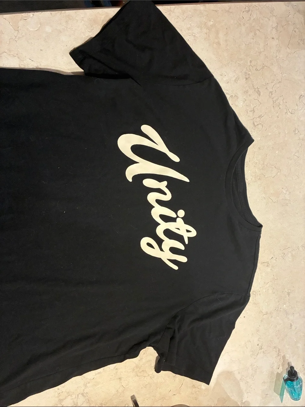 Goodfellow & Co Black 'Unity' Script Short Sleeve Tee